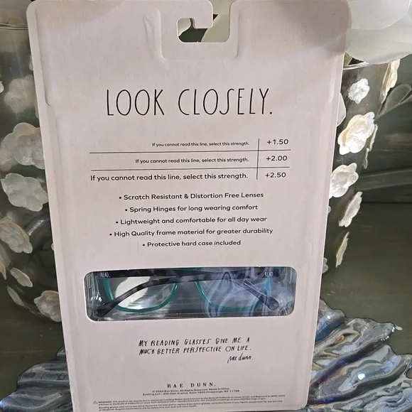 NEW RAE DUNN Read More Reading Glasses 3 Pair Set Readers +1.50 +2.00 +2.50 - Picture 8 of 9